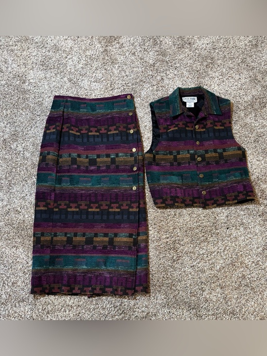Eagle River Traders Dresses & Skirts - 278. Vintage Eagle River Traders Western Boho Skirt & Vest set, size 8